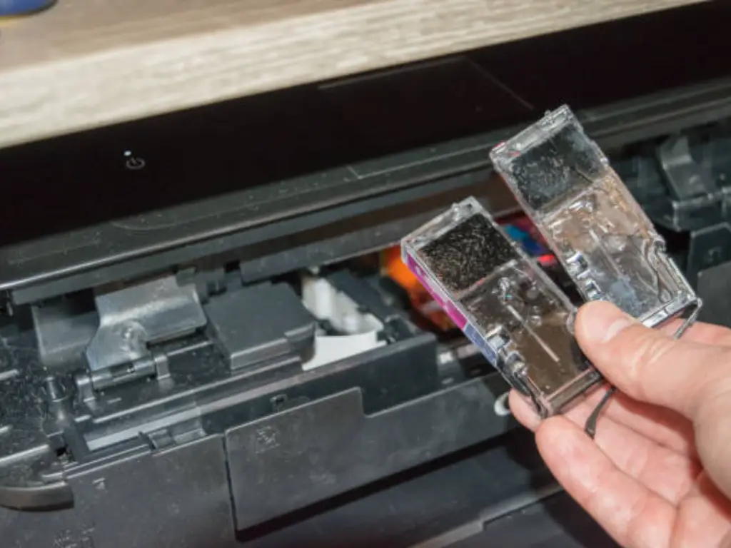 how to fix dry ink cartridge